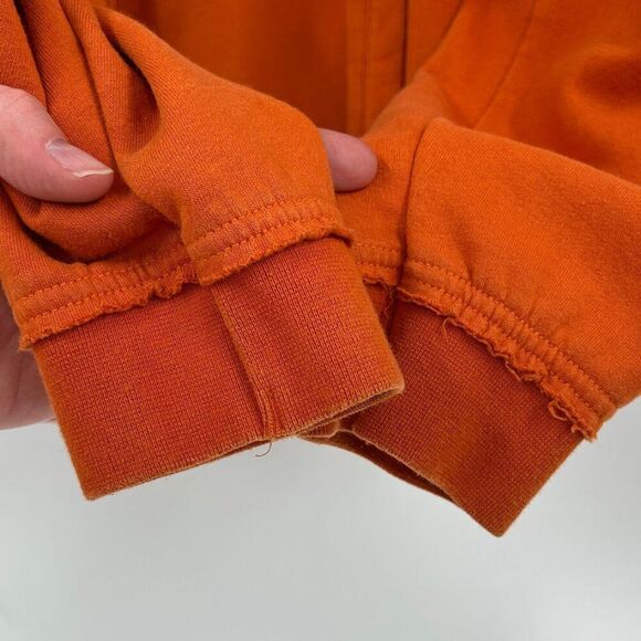 Puma Vintage Full Zip Distressed Embroidered Orange Jacket Size Large - Picture 6 of 11